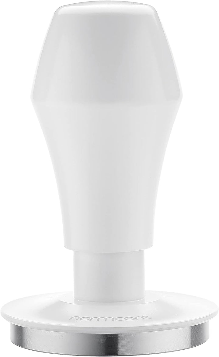 Normcore Kaffee Tamper 53.3mm - Weiss Druckregulierender - Barista Stempel mit 15lb / 25lb /30lbs An
