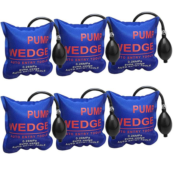 WANYI 6 Stück Pneumatikspanner Montagekissen Montagehilfe Fenster Quadratisch Air Wedge Pump Fenster