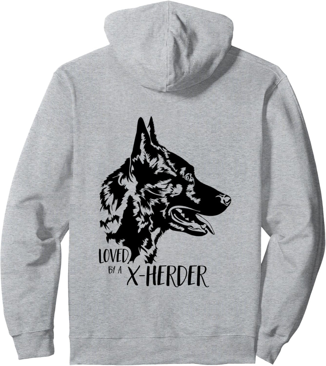 Hollandse Herder Loved by a X Herder Hunde Hundespruch Pullover Hoodie