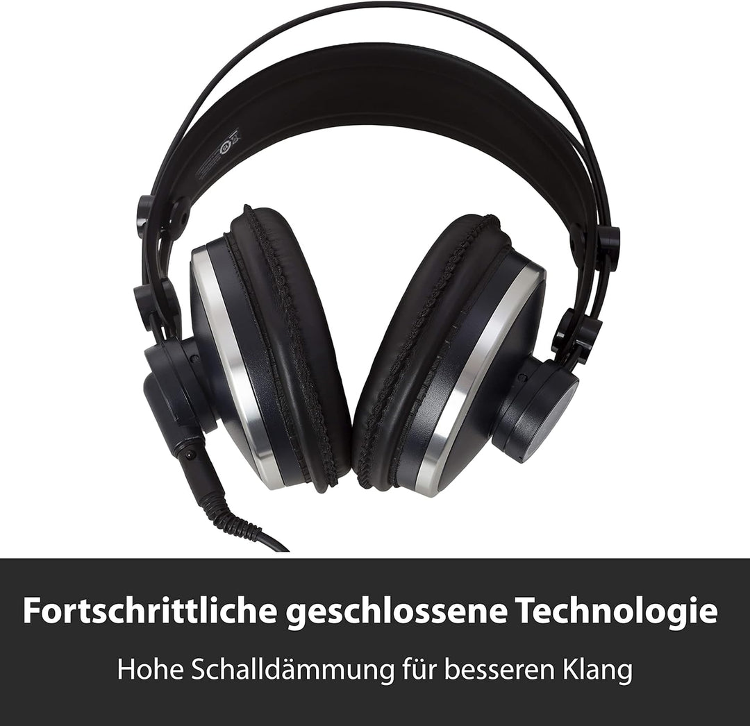 AKG K271 Geschlossener Over-Ear-Kopfhörer, Schwarz K271 - geschlossener Single, K271 - geschlossener