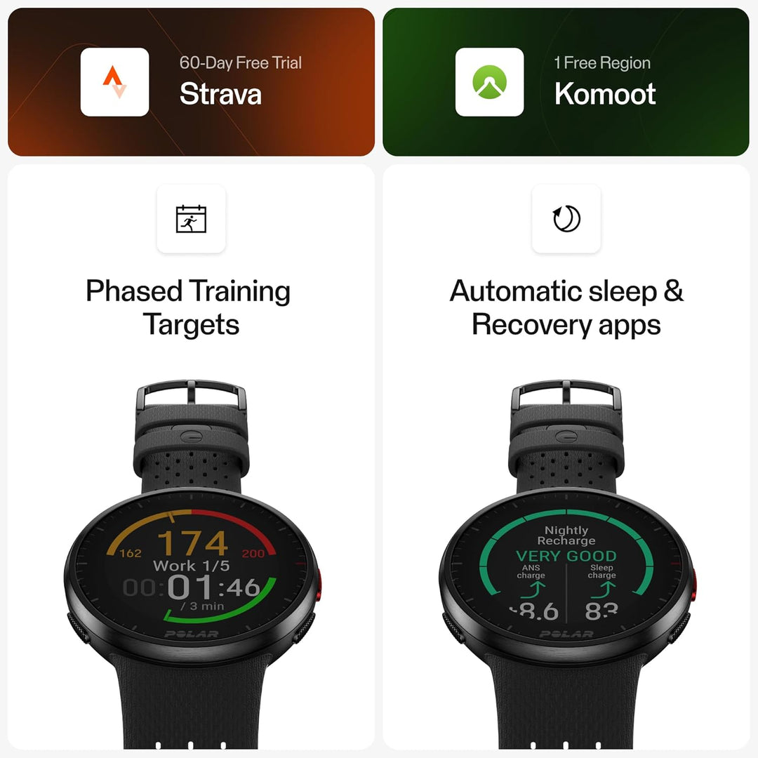 Polar Pacer Pro – Moderne GPS-Sportuhr, Pulsuhr, Smartwatch für Männer und Frauen, Laufuhr Training,