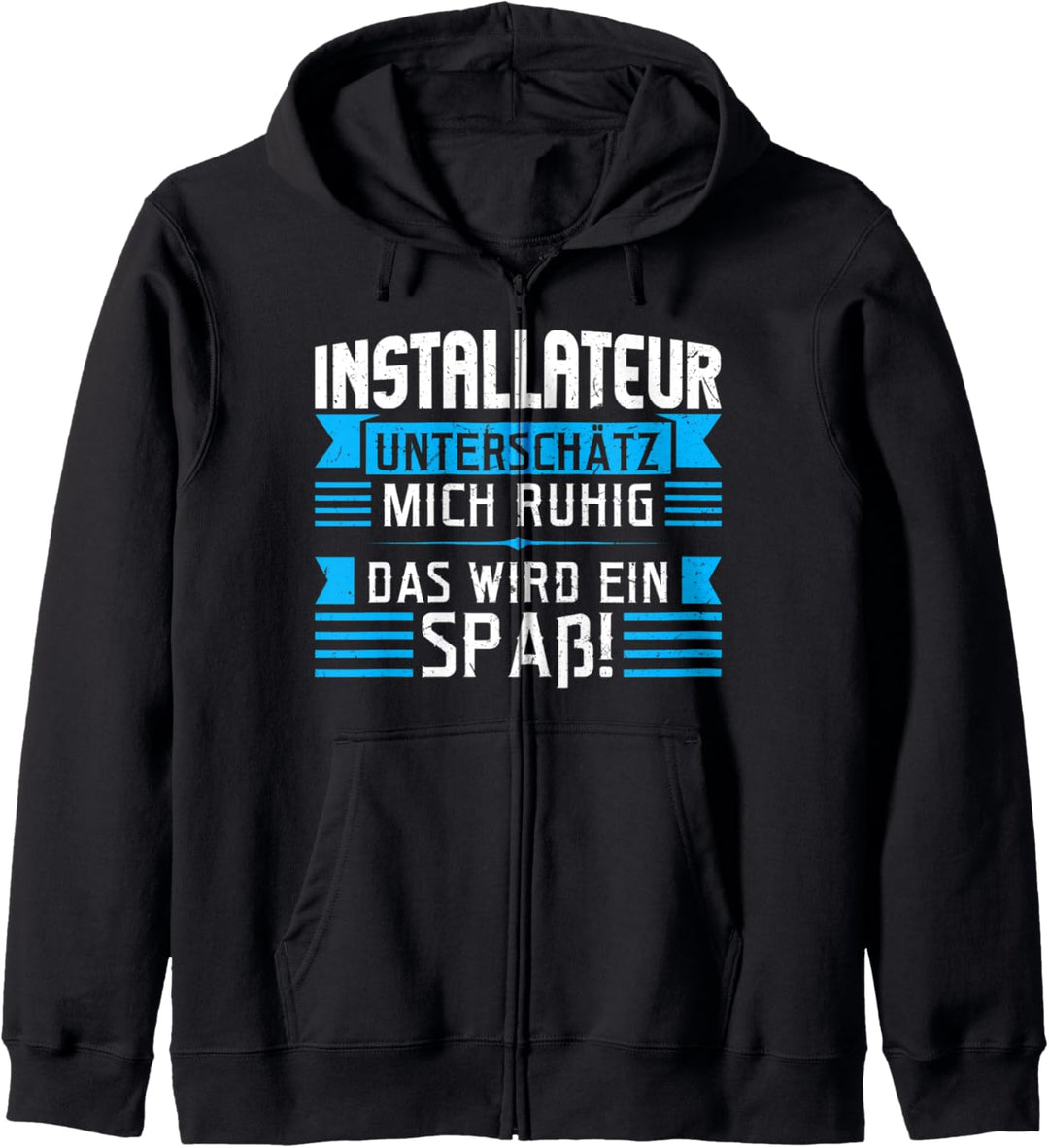 Installateur Handwerker Werkzeug Kapuzenjacke