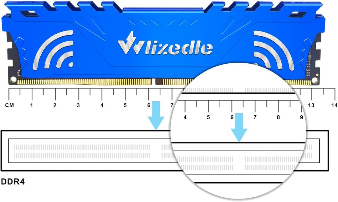 DDR4 2666MHz Desktop Memory RAM 16GB Kit (2x8GB) CL19 U-DIMM Wlizedle PC Computer Arbeitsspeicher PC
