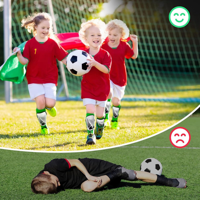 Schienbeinschoner Kinder Fussball Shin Pads - Fussball Ausstattung Mit Verstellbarem Klettverschluss