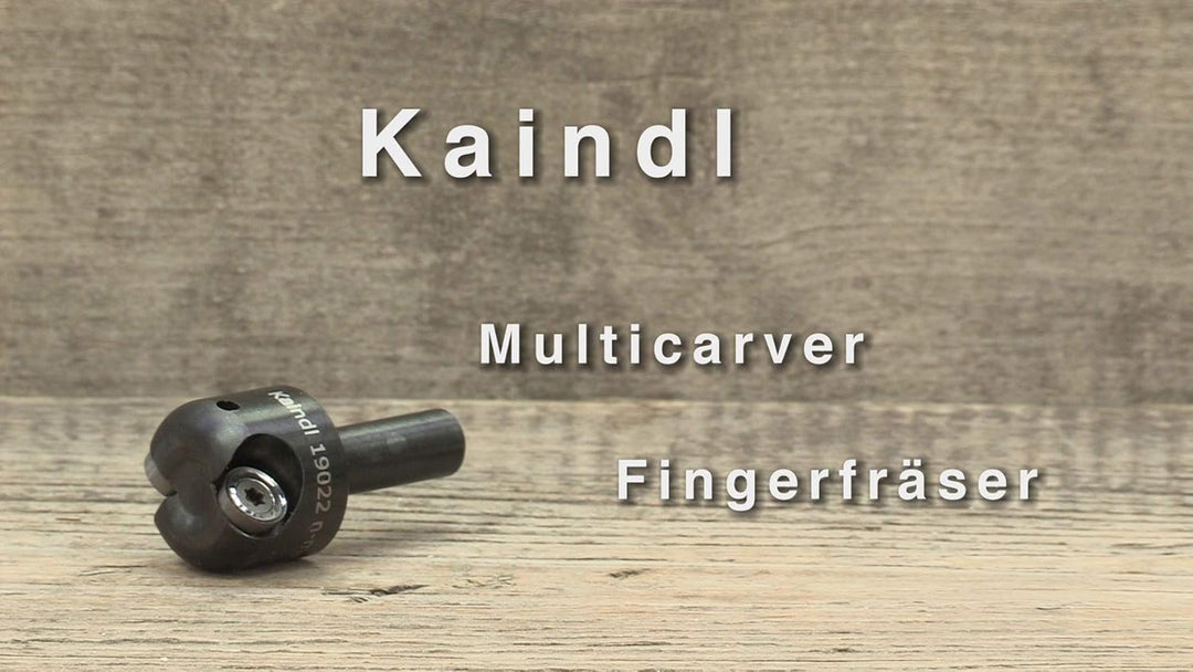Kaindl Multi-Carver Fräsaufsatz für Holz – 10 mm Schaft mit auswechselbarer HW-Wendeplatte Ø10 mm, g