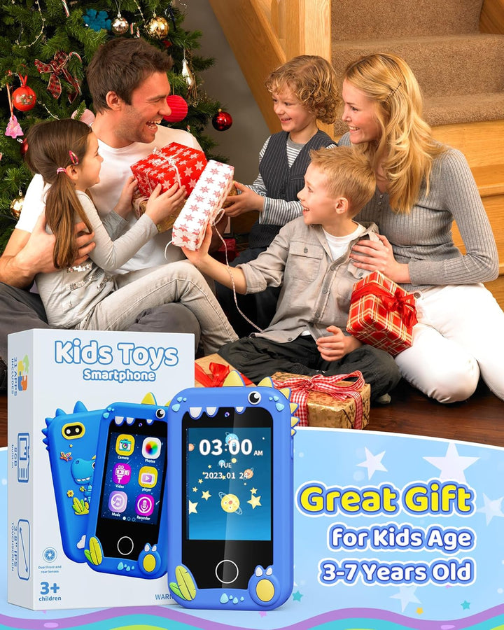 Kinder Handy Smartphone Spielzeug, Dinosaurier-Geschenke für Mädchen und Jungen im Alter von 3–8 Jah