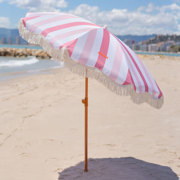 Flamingueo Sonnenschirm Strand - Sonnenschirm Gross, Sonnenschutz Strand UPF+50, Strandschirm Höhenv