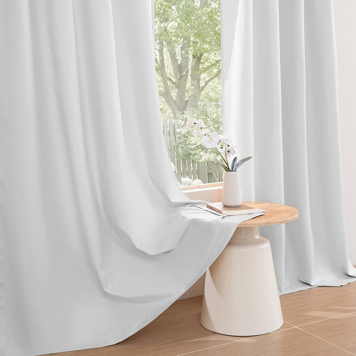 Outdoor Vorhänge Wasserfest Sonnenschutz Winddicht mit Klettband Oben für Terrasse Garten Balkon Fam