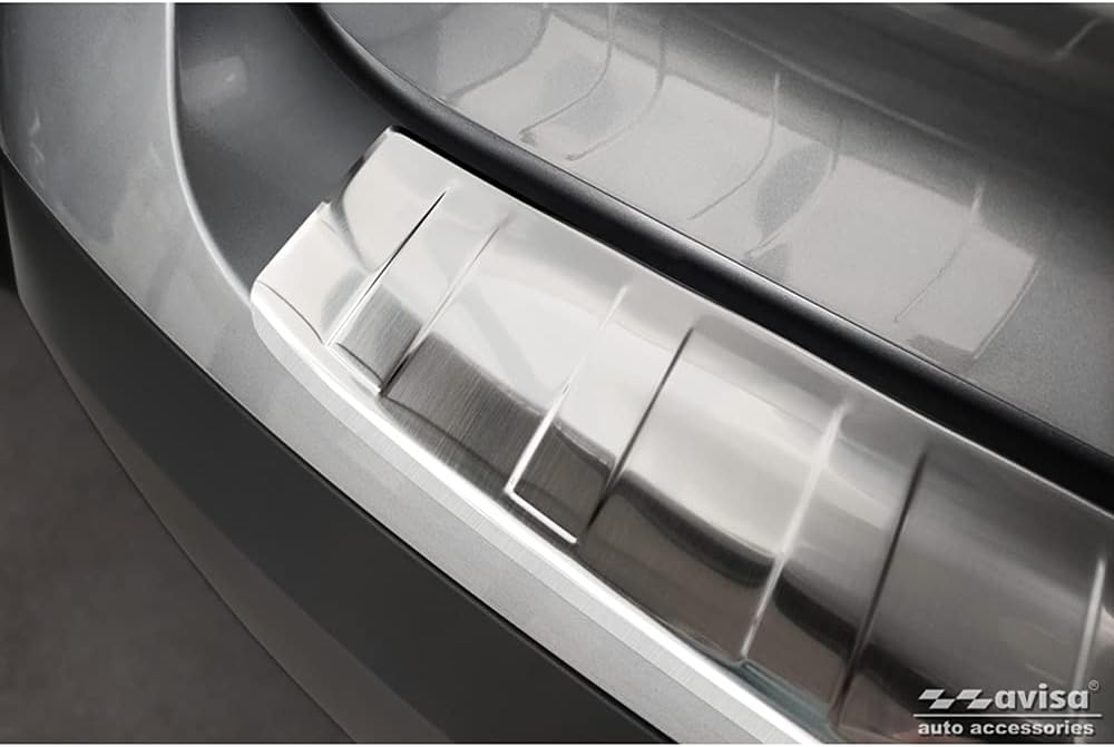 Avisa Edelstahl Heckstossstangenschutz kompatibel mit Citroën C4/e-C4 III 2020- 'Ribs'