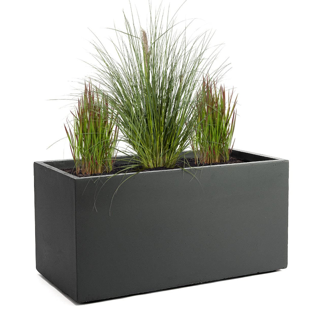 Pflanzwerk® Pflanzkübel TUB Anthrazit 30x60x30cm *Frostbeständiger Blumenkübel* *UV-Schutz* *Qualitä