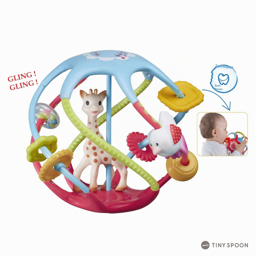 Sophie la Girafe – Fresh Touch – Frühes Lernspiel – Twistin'ball Ball Einzelbett, Einzelbett