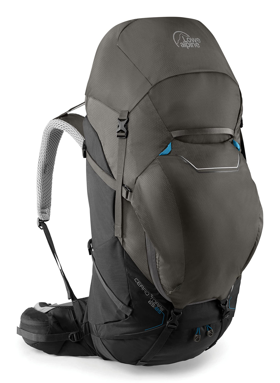 Lowe Alpine Unisex Rucksack Cerro Torre 65:85 Rucksack M-L Black Greyhound, M-L Black Greyhound