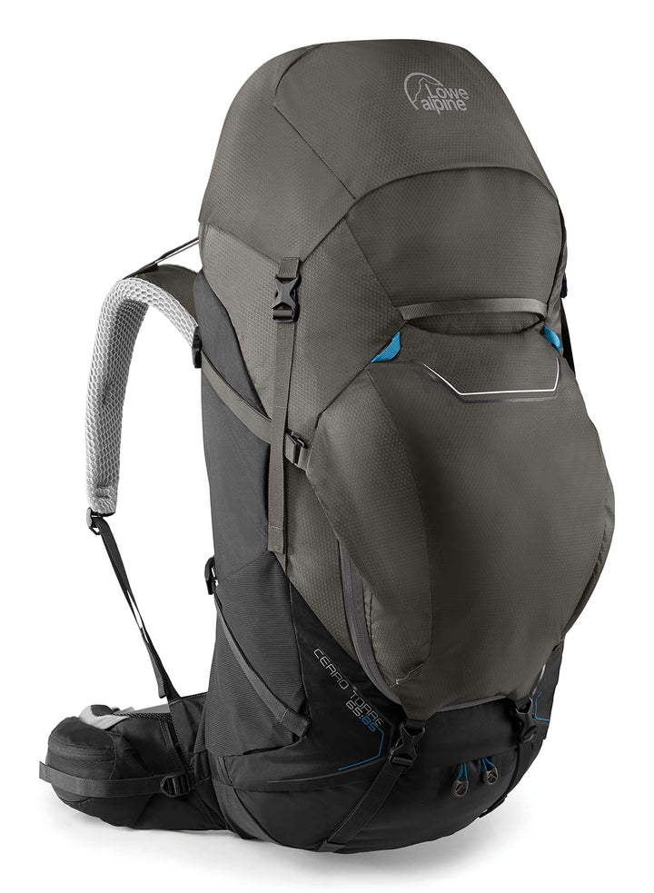 Lowe Alpine Unisex Rucksack Cerro Torre 65:85 Rucksack M-L Black Greyhound, M-L Black Greyhound