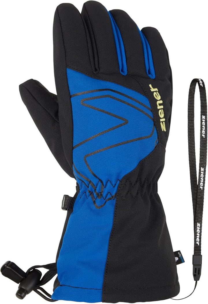 Ziener Kinder Laval Ski-Handschuhe/Wintersport | wasserdicht, extra warm, Wolle 6.5 cobalt blue, 6.5