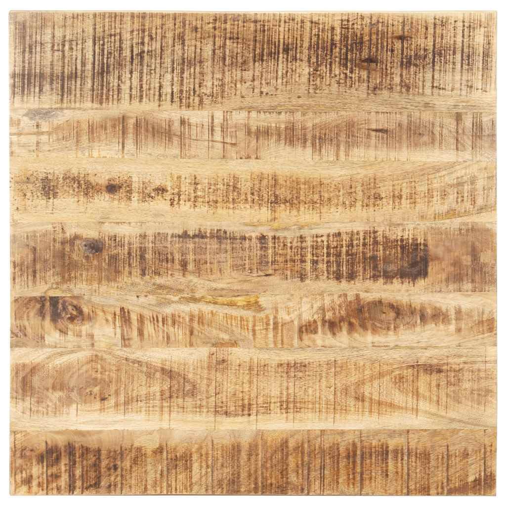 vidaXL Mangoholz Massiv Tischplatte Massivholzplatte Holzplatte Ersatztischplatte Holz Platte für Es