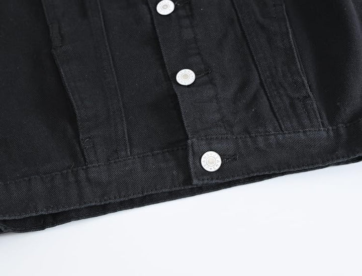Herren Denim Westen Zerrissen Casual Ärmellos Biker Fashion Jeansweste XS 