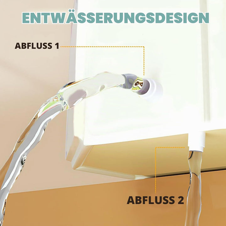 Babywanne, Faltbare Badewanne, Grosse Kleinkind Badewanne, Tragbare mit Ablassschraube von Kindern i