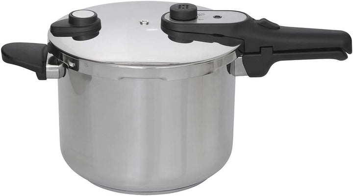 Jata Hogar HOLL2230 Schnellkochtopf aus Edelstahl, 10 Liter, für alle Herdarten, einschliesslich Ind