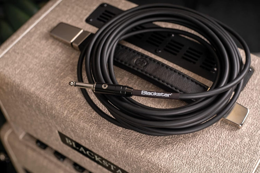 BLACKSTAR Pro Series Instrumentenkabel, gerade, 1/4 Zoll Klinke auf Winkel, 1/4 Zoll Klinke für Bass