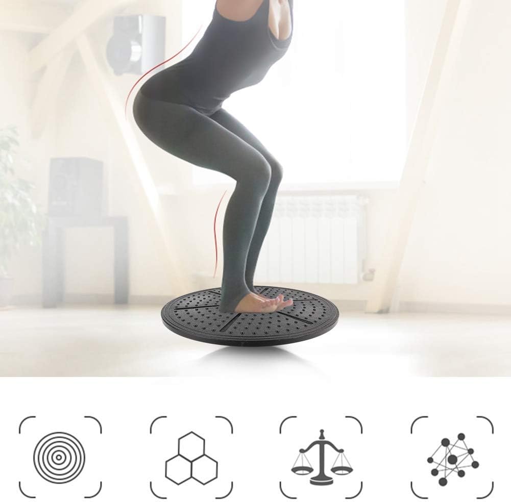 Ejoyous Balance Board, rutschfeste Wackelbrett Lila Labyrinth Balancebrett Gym Fitness Übung Reha-Tr