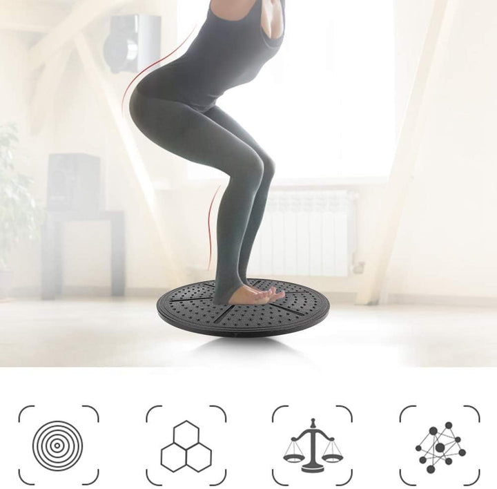 Ejoyous Balance Board, rutschfeste Wackelbrett Lila Labyrinth Balancebrett Gym Fitness Übung Reha-Tr