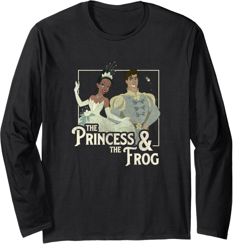 Disney The Princess & The Frog Tiana & Naveen Portrait Langarmshirt