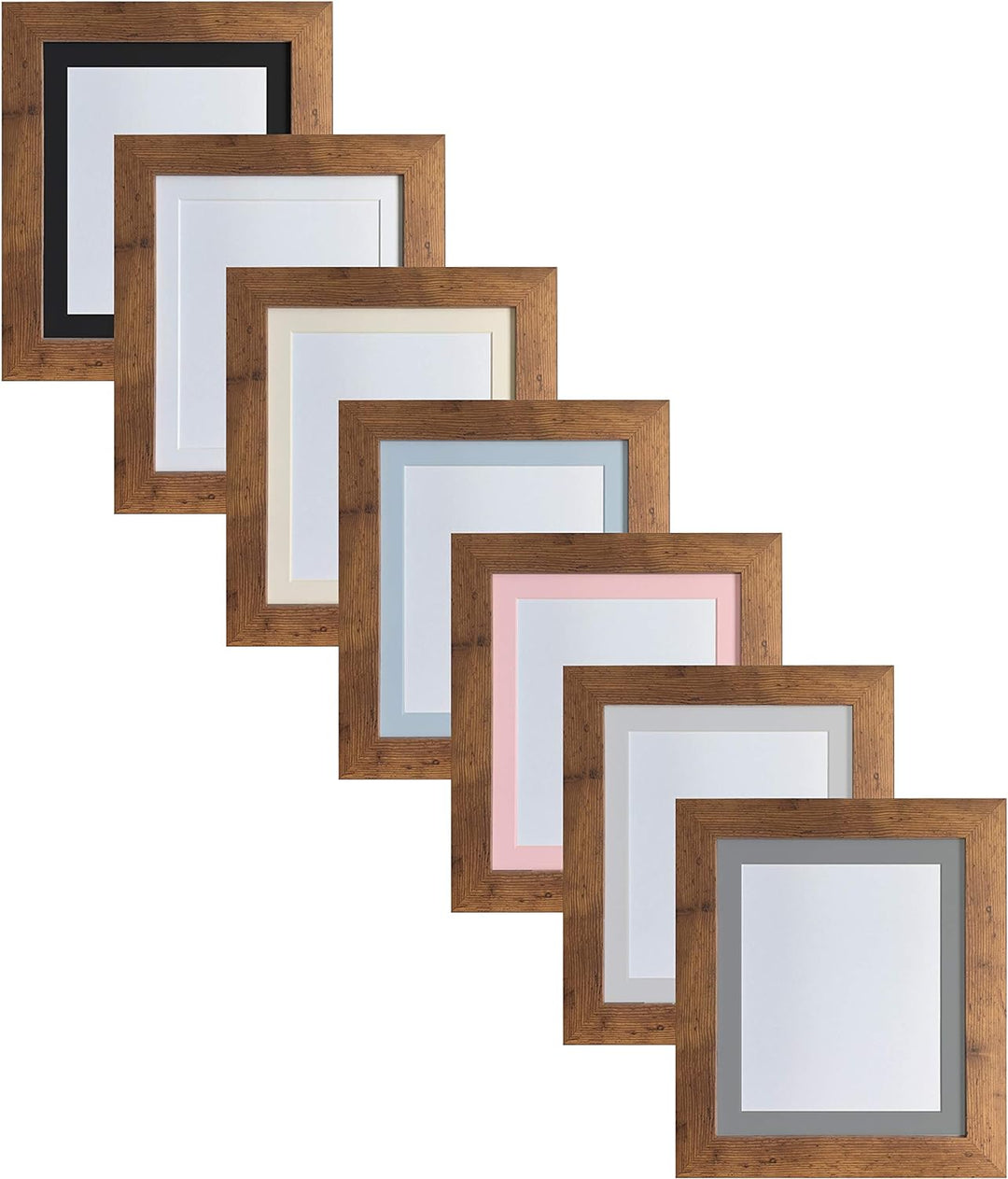 FRAMES BY POST Metro Vintage Bilderrahmen, Holz, Kunststoffglas, A3 A3 Vintage Wood, A3 Vintage Wood