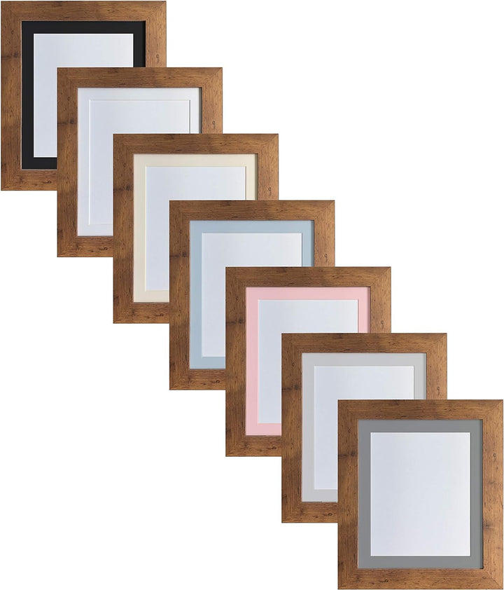 FRAMES BY POST Metro Vintage Bilderrahmen, Holz, Kunststoffglas, A3 A3 Vintage Wood, A3 Vintage Wood
