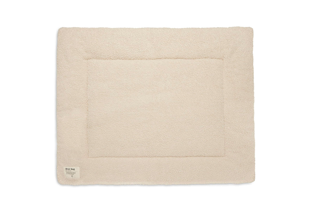 Jollein Krabbeldecke für Baby - Boucle, Naturel - Laufgittereinlage - 75x95 cm - Spieldecke Baby - C