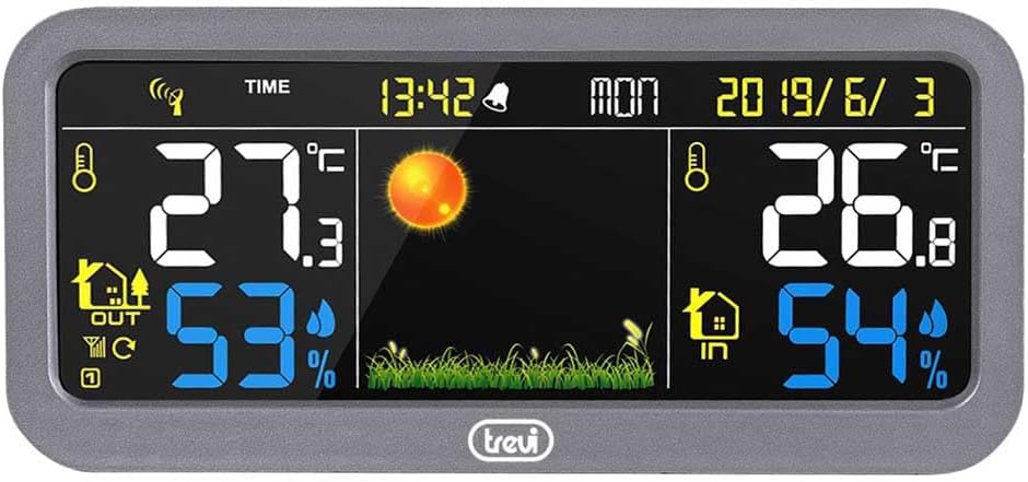 Trevi Wetterstation, Grau, Einheitsgrösse, Grau