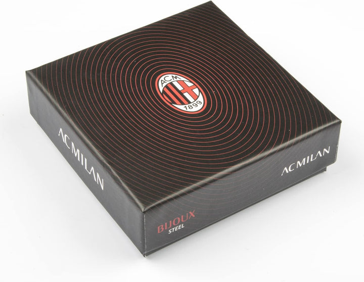 AC Milan Armband aus Edelstahl 316L mit Emaille, Taglia Unica, Edelstahl, Keine
