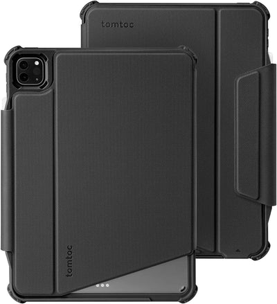 tomtoc Hülle Case für 11-Zoll iPad Pro 4./3. Gen (M2&M1) 2022-2021, Ultra Schutz abnehmbar Schutzhül