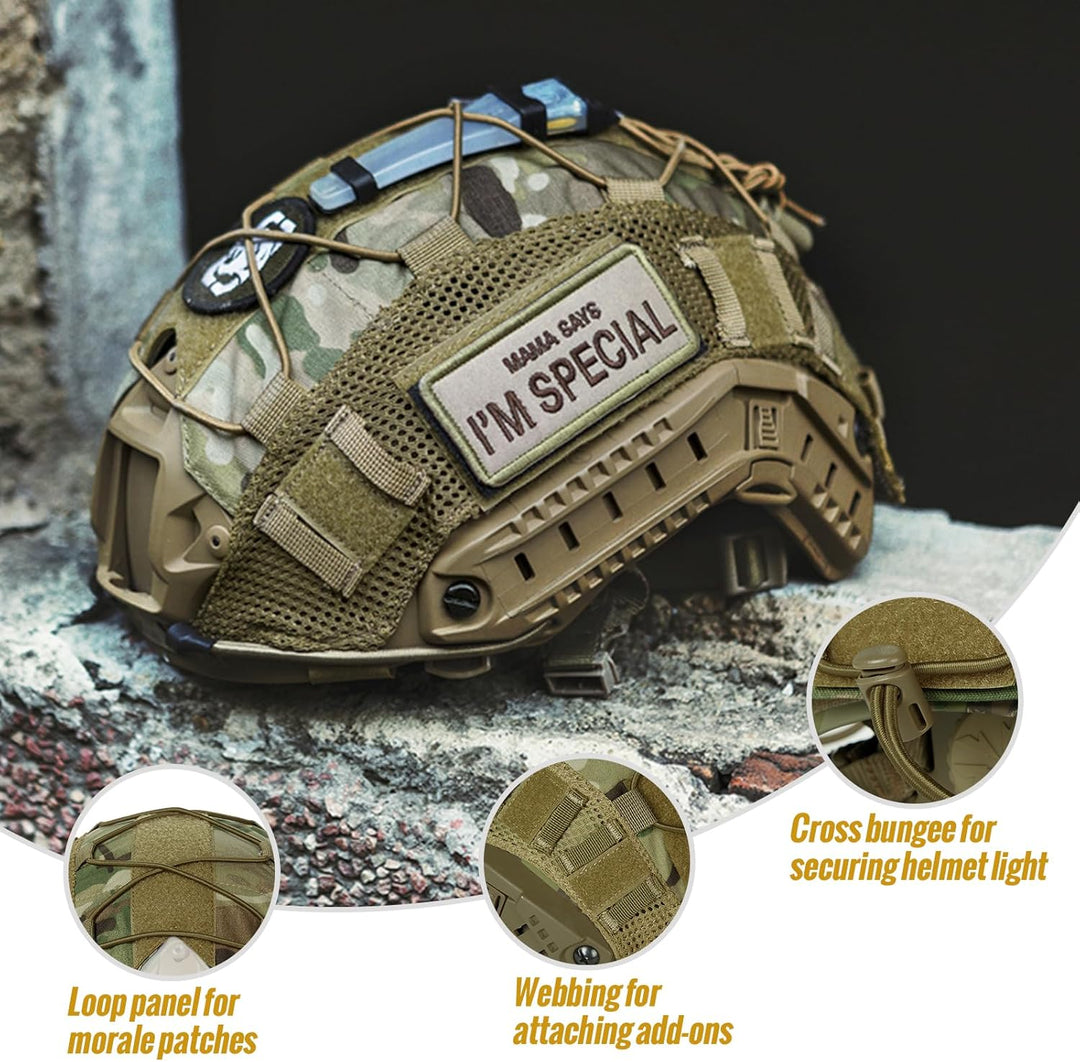 OneTigris Multicam Helmüberzug Fast Medium - Large multicam, Medium - Large multicam
