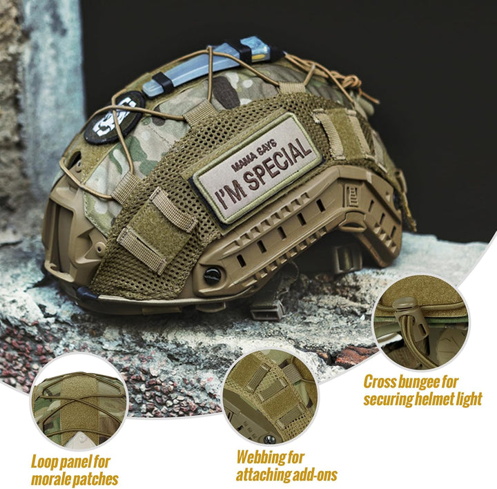 OneTigris Multicam Helmüberzug Fast Medium - Large multicam, Medium - Large multicam