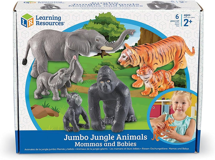 Learning Resources Grosse Urwaldtiere – Tiermütter und Tierbabys Dschungel, Dschungel