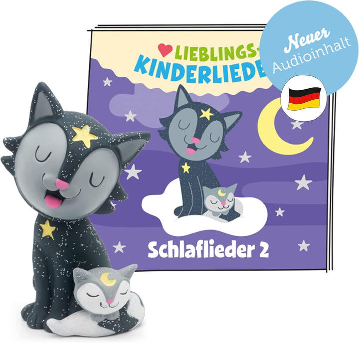 tonies Hörfiguren für Toniebox, Lieblings-Kinderlieder – Schlaflieder 2, Kinderlieder für Kinder ab