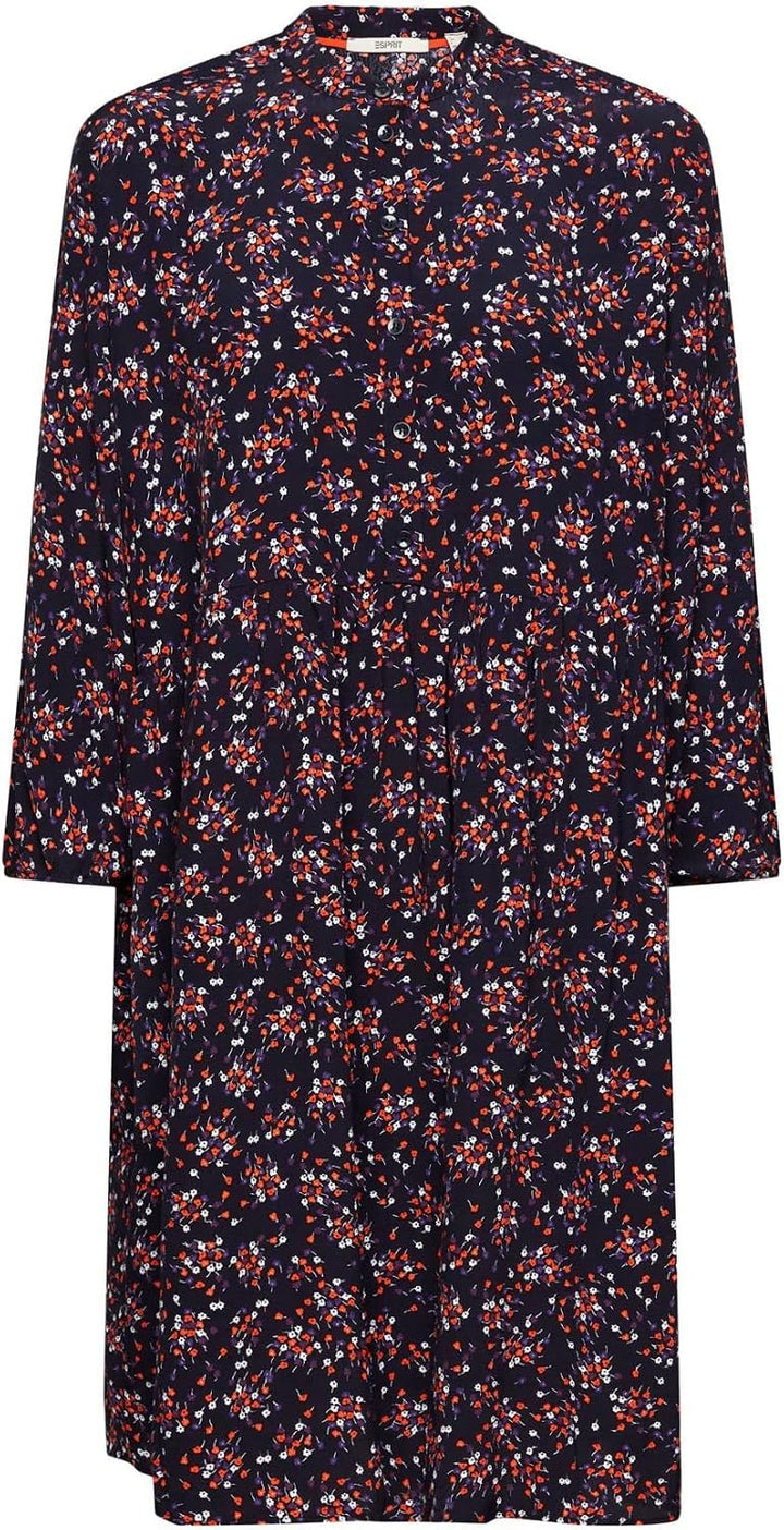 ESPRIT Damen 023ee1e302 Kleid 36 Navy, 36 Navy
