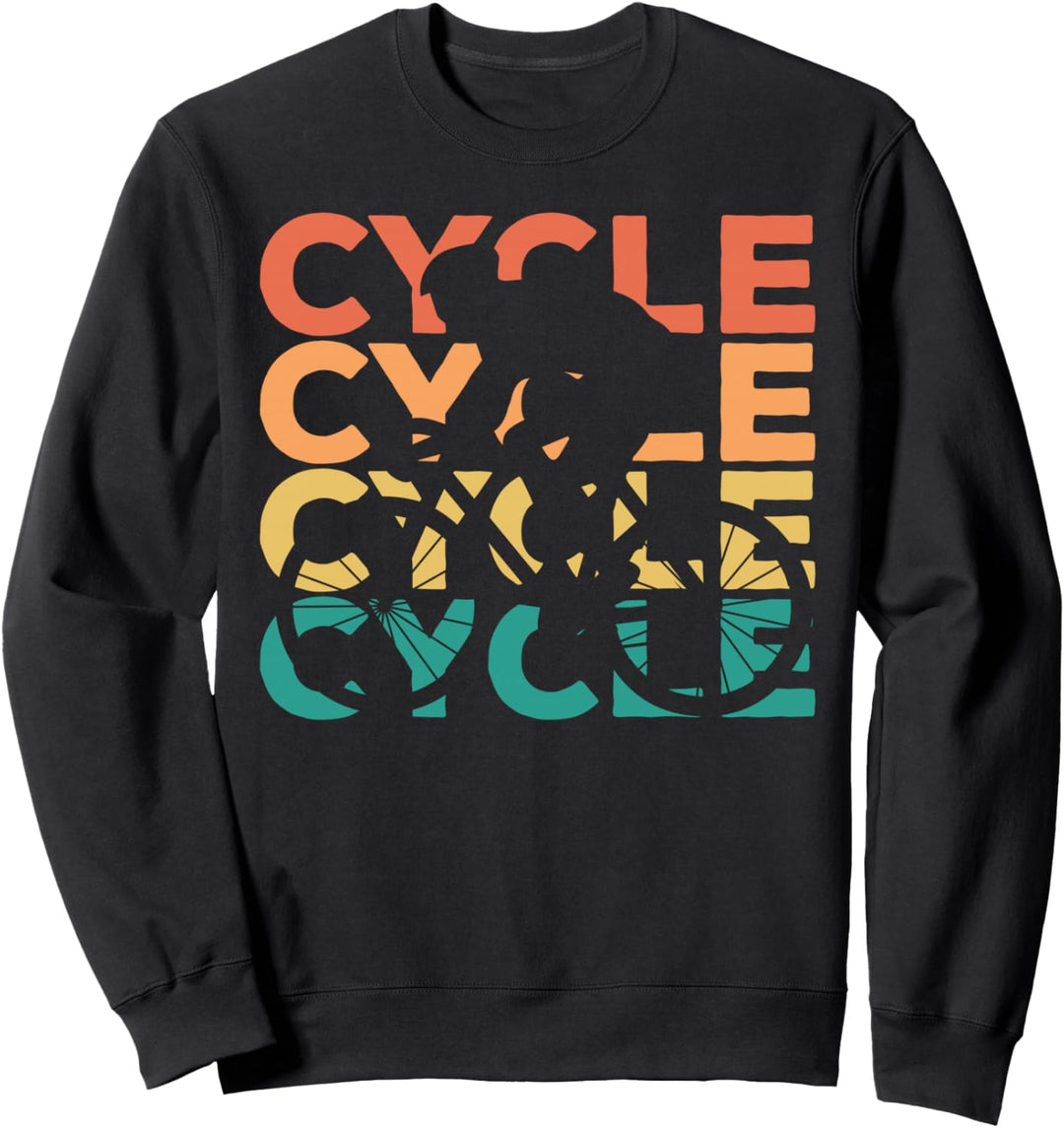 Retro Vintage Radfahren Geschenk für Fahrradfahrer Sweatshirt