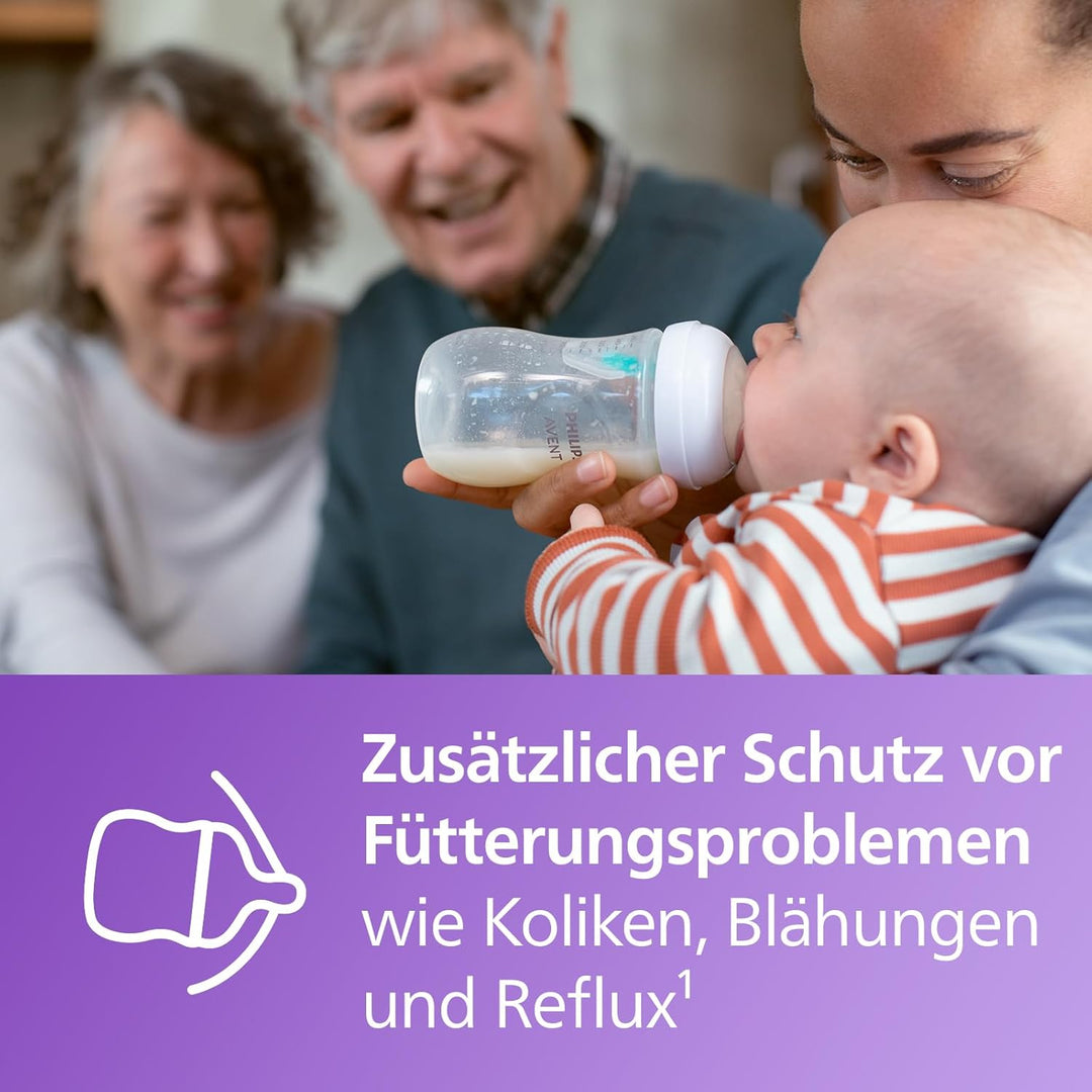 AVENT Natural Response Geschenkset für Babys: 2x Natural Response Flaschen mit AirFree Ventil 260 ml