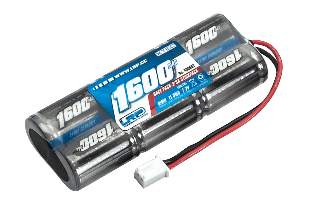 LRP Electronic 430607 - XTEC Race Pack Stick 2/3A NiMH, Micro, 7.2 V, 1600 mah
