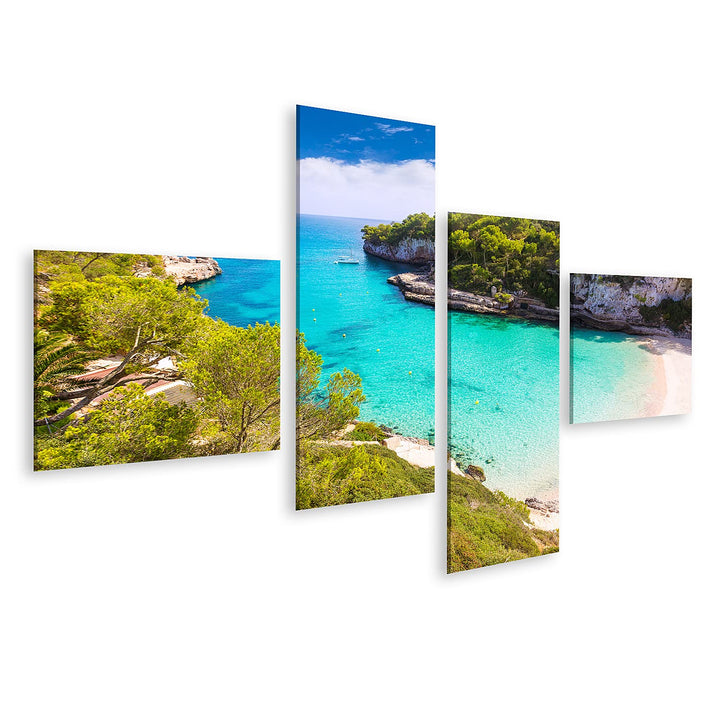 islandburner Bild auf Leinwand Mallorca Cala Llombards Santanyi Strand In Mallorca Balearen Spanien