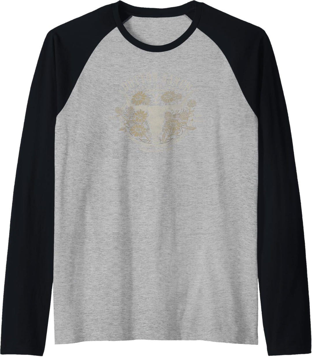 Yellowstone Protect The Family Floral Skull Logo Raglan