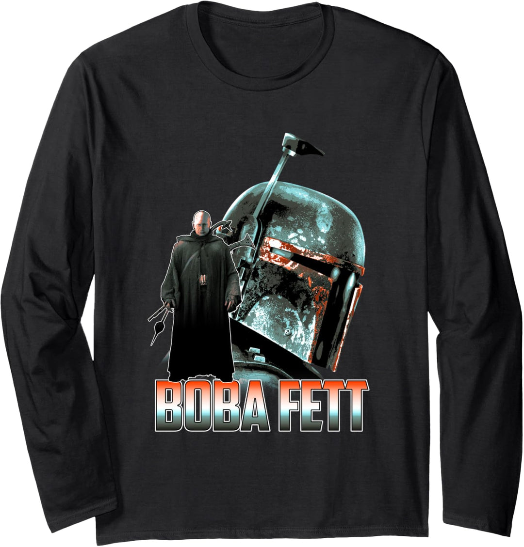 Star Wars: The Mandalorian Boba Fett Collage R14 Langarmshirt