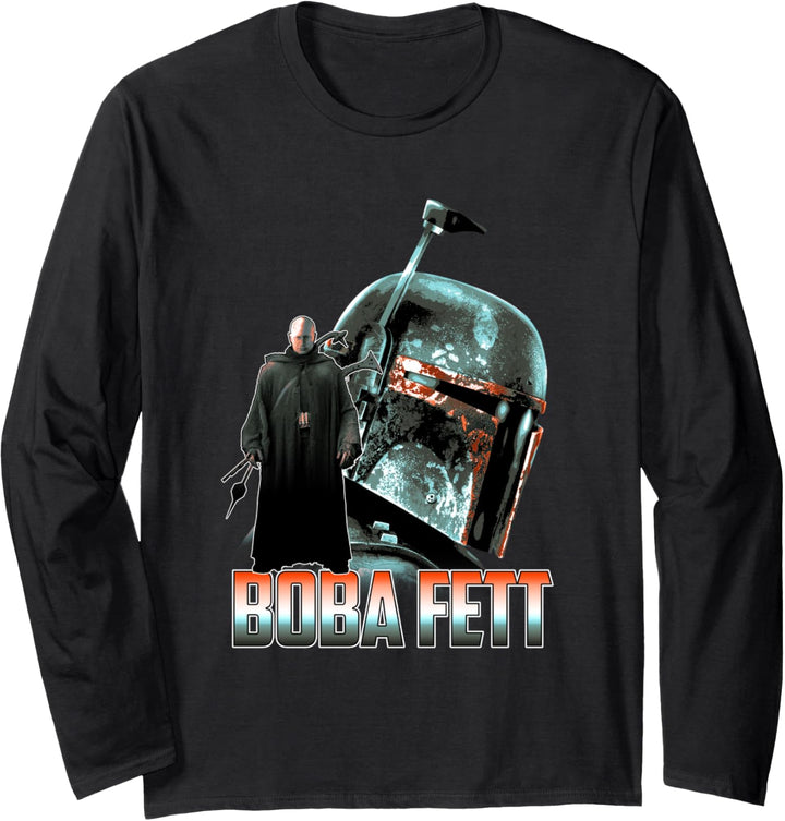 Star Wars: The Mandalorian Boba Fett Collage R14 Langarmshirt