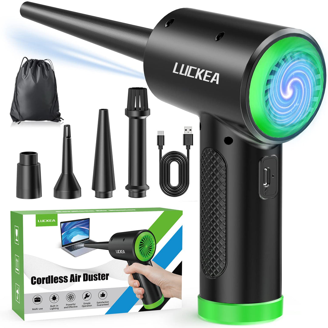 Elektrische Staubgebläse Druckluftspray für PC Reinigungsset - 3-Gang Air Duster Luftdruckspray mit