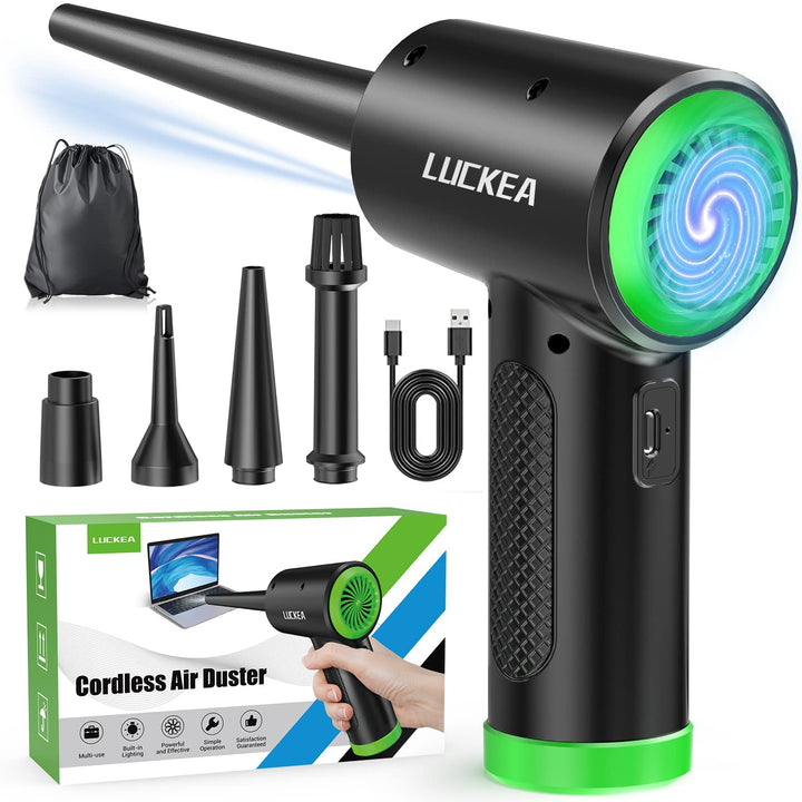 Elektrische Staubgebläse Druckluftspray für PC Reinigungsset - 3-Gang Air Duster Luftdruckspray mit
