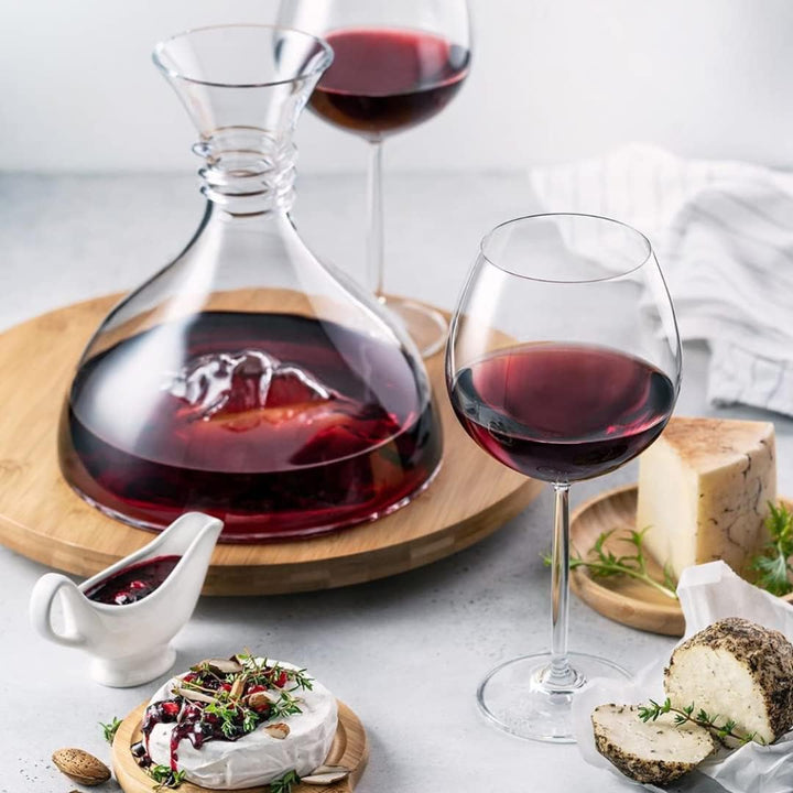 Wilmax Rotwein-Dekanter | 1500 ml | Wein-Karaffe aus Glas | Wein-dekantierer | Weinkaraffe | Dekanti