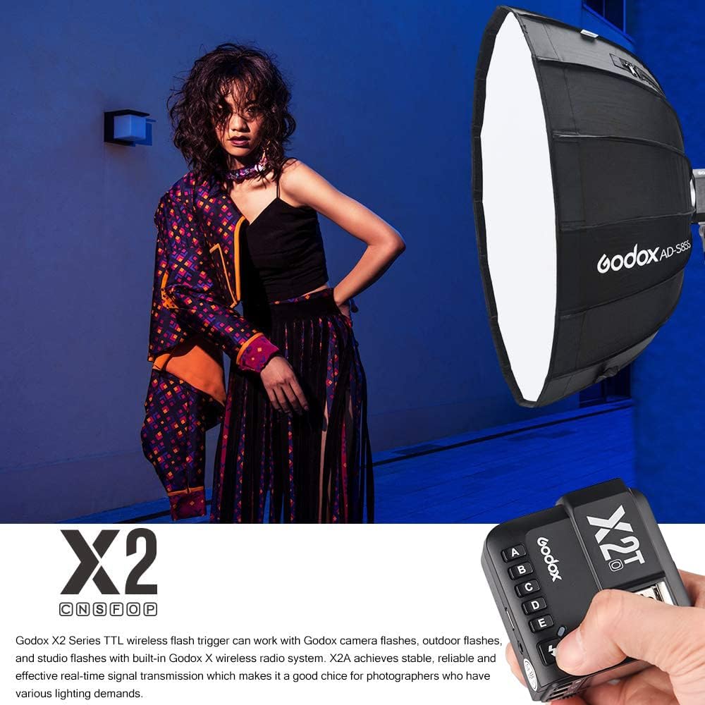 GODOX X2T-O TTL Blitzauslöser Bluetooth Verbindung 1/8000s HSS Neue Hotshoe Sperre für Olympus Panas