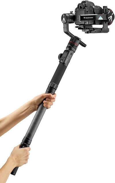 Manfrotto Ausziehgriff aus Carbonfaser für Gimbals, für Tragbare Professionelle 3-Achsen Gimbals für