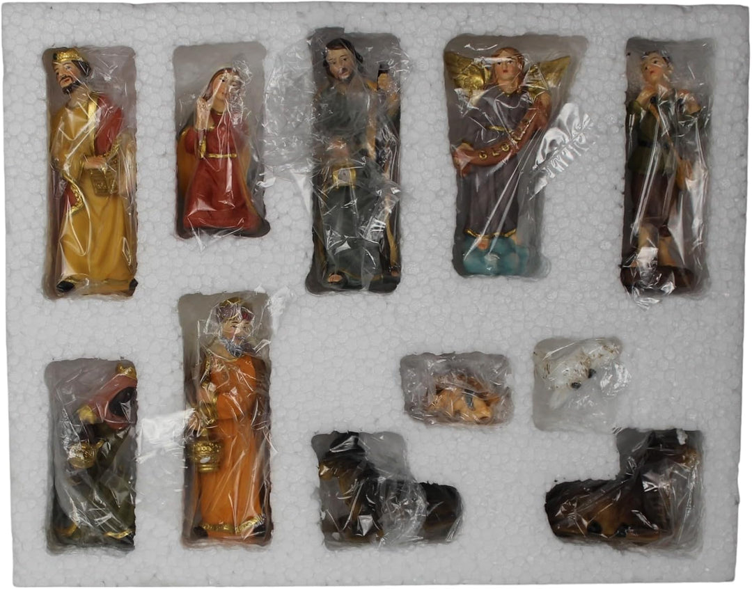 ZICOM Krippenfigurenset Hebron barock ca. 9cm 12-TLG. Polyresin handbemalt